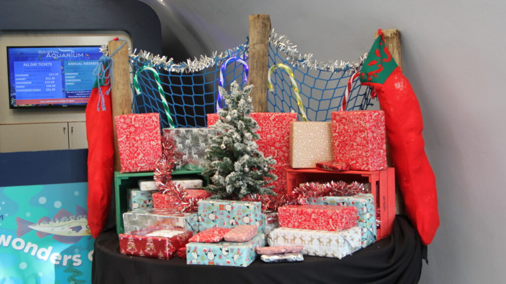 Presents at Bristol Aquarium